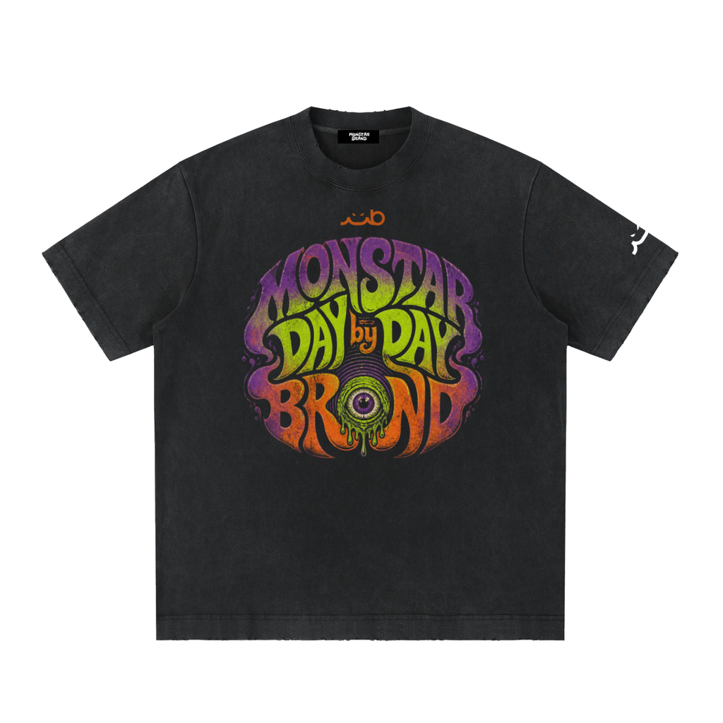 MB Day x Day, Brick x Brick Washed Frayed M-Shirt
