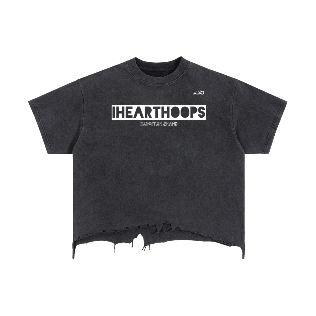 MB I Heart Hoops Distressed M-Shirt