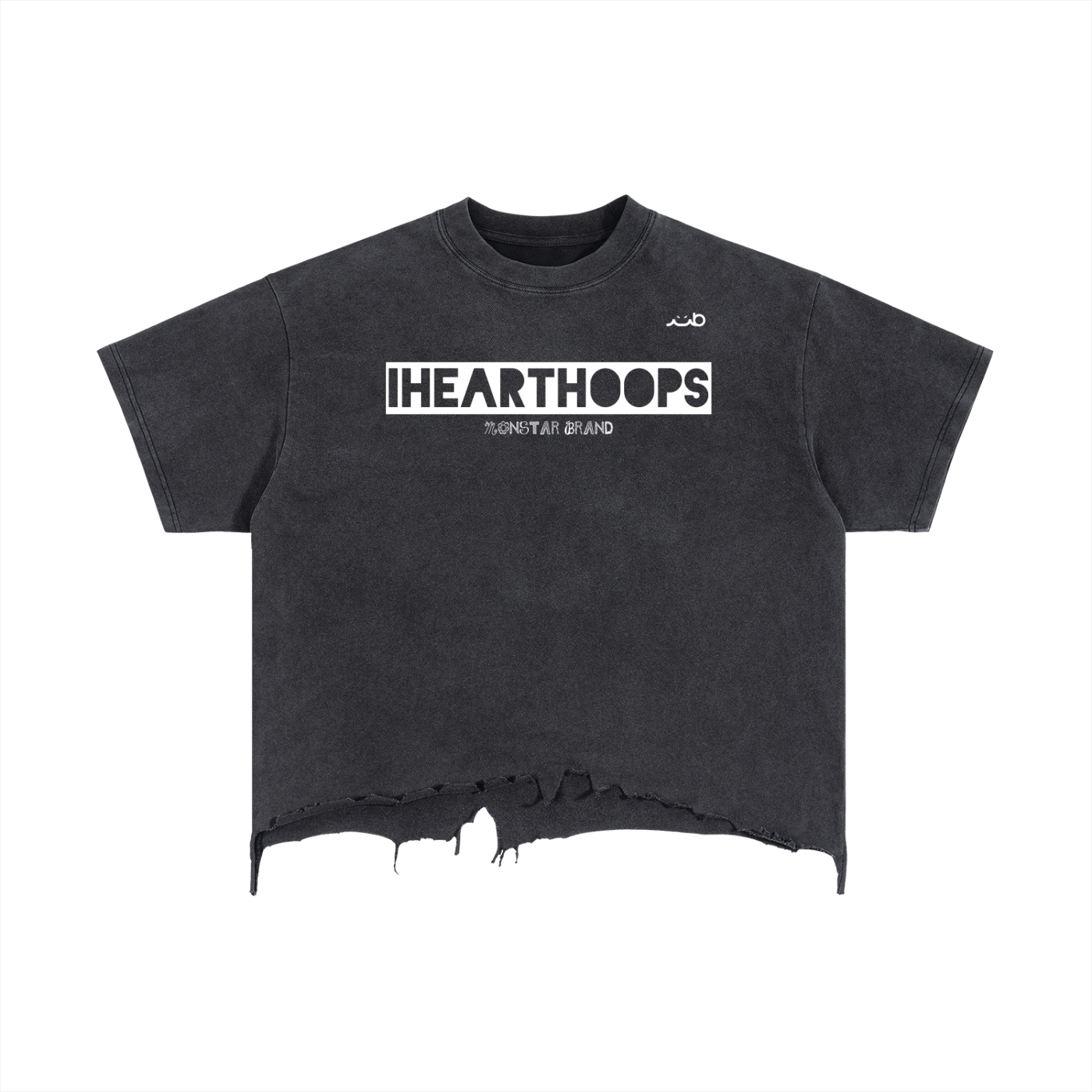 MB I Heart Hoops Distressed M-Shirt