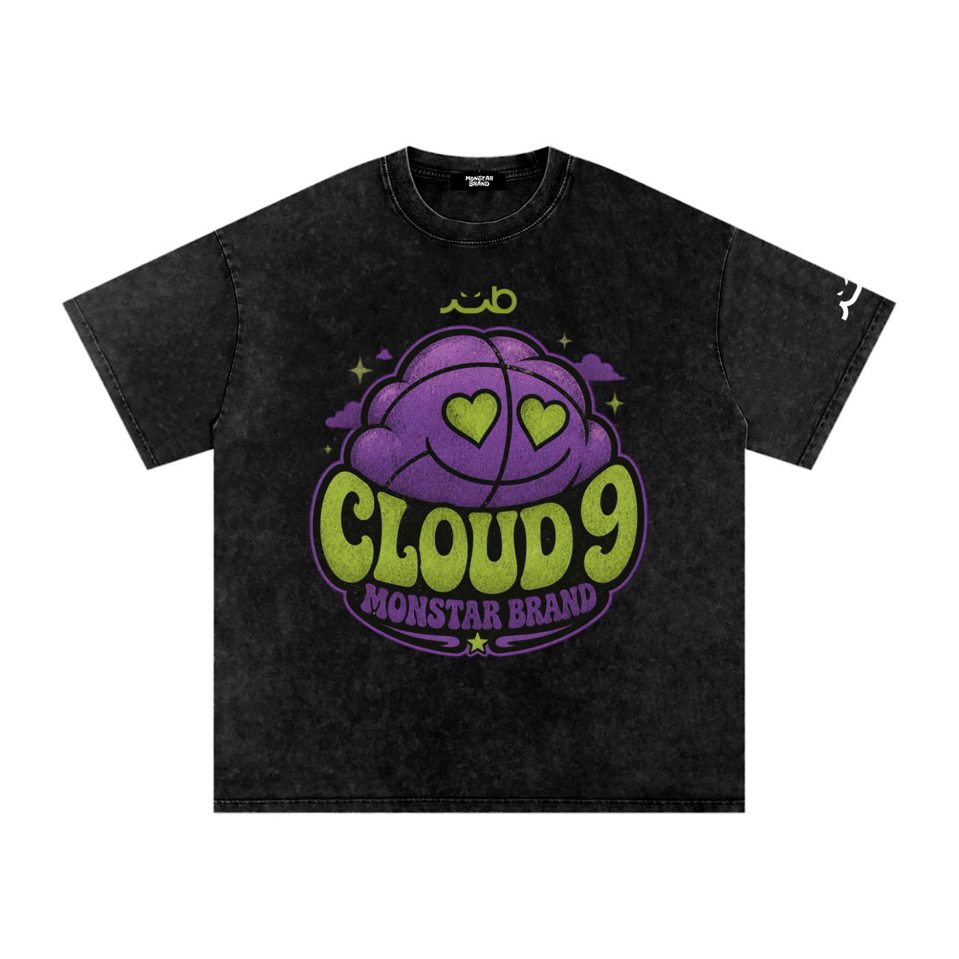 MB Cloud9 (Hoopers Hang Out On Cloud9)  Snow Washed Oversized Cotton M-Shirt
