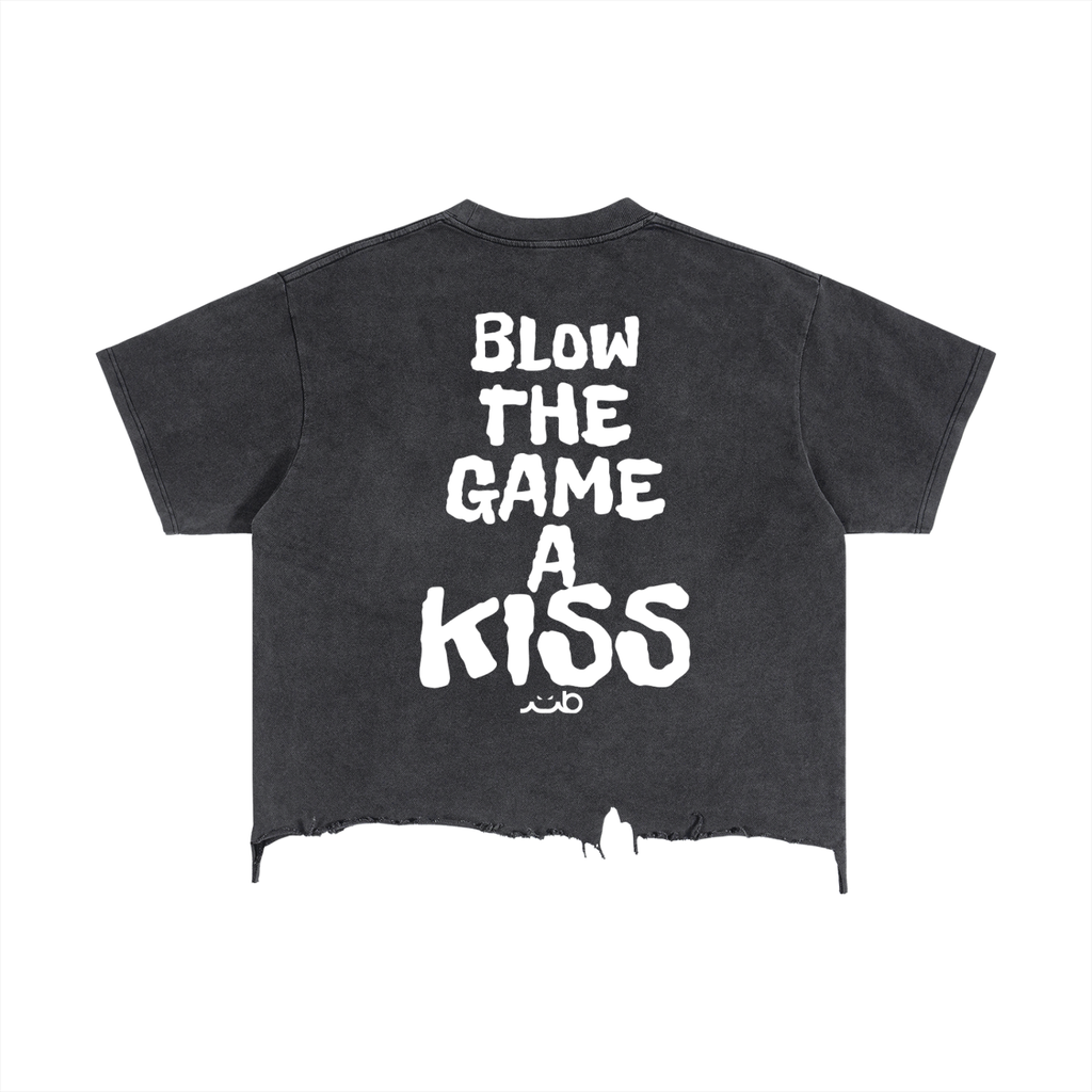 MB Blow The Game A Kiss Distressed M-Shirt