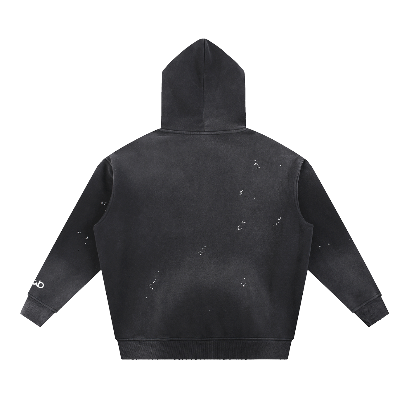 MB Squeeze 2Day Dry Vintage Washed Frayed Fleece Hoodie