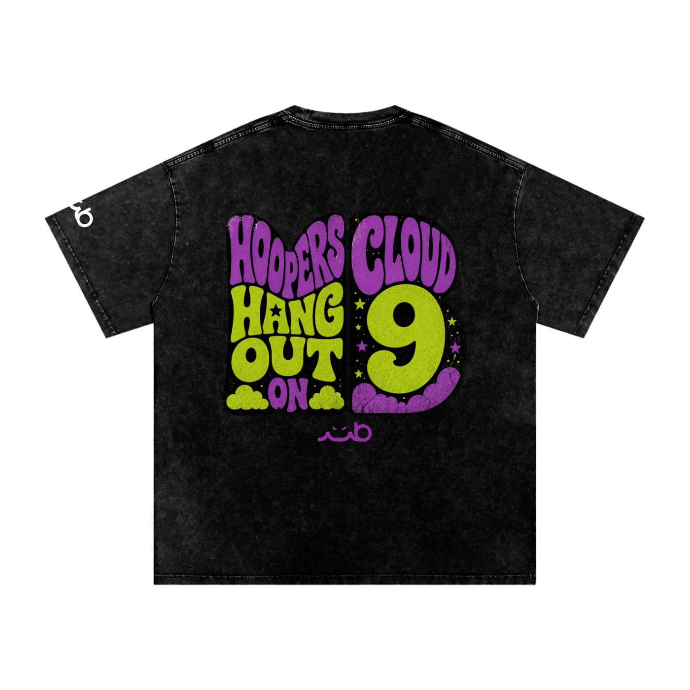MB Cloud9 (Hoopers Hang Out On Cloud9)  Snow Washed Oversized Cotton M-Shirt