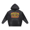 MB Squeeze 2Day Dry Vintage Washed Frayed Fleece Hoodie