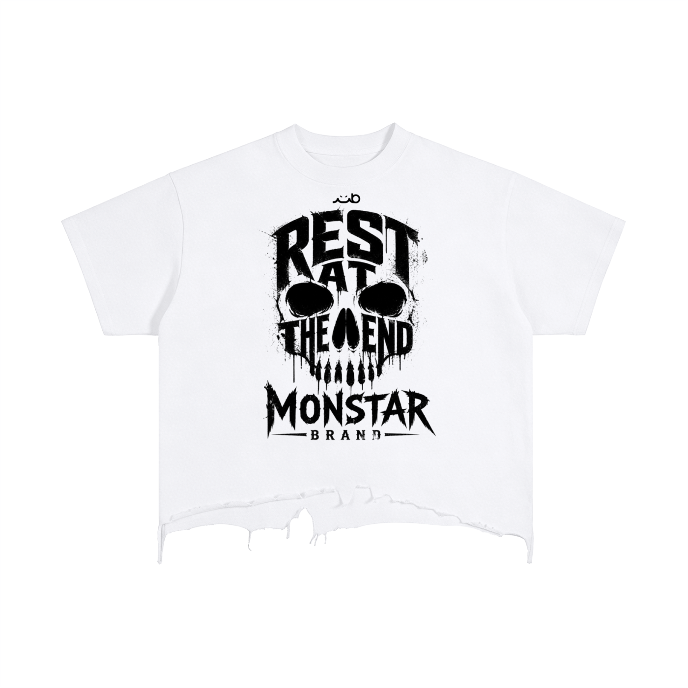 MB Rest At The End Distressed M-Shirt