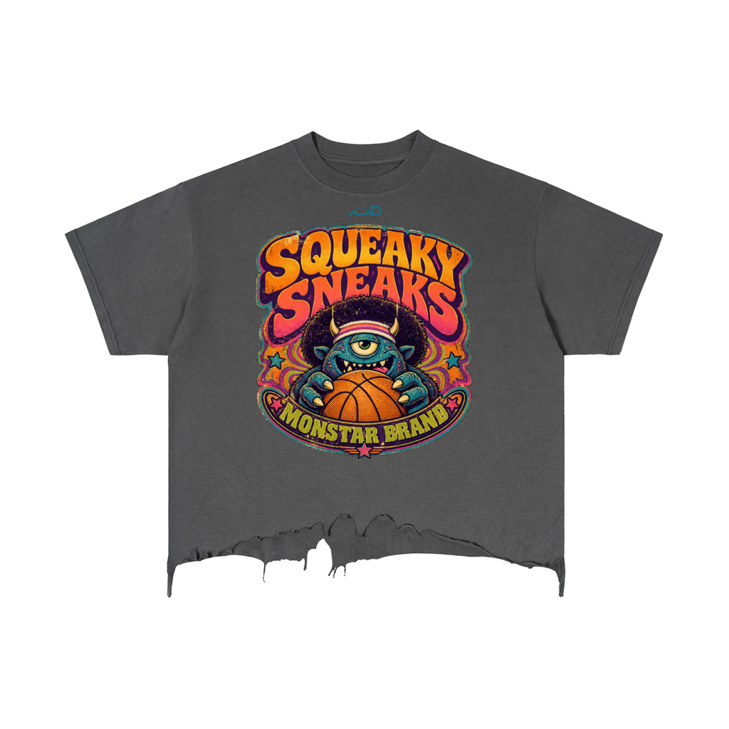 MB Squeaky Sneaks Distressed M-Shirt
